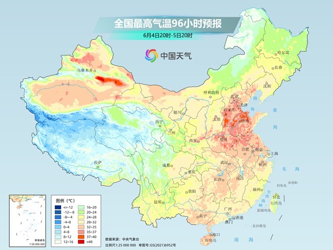 气温弹射起飞！河(🧞)北、河南、山东部分地区最高气温将超过38℃